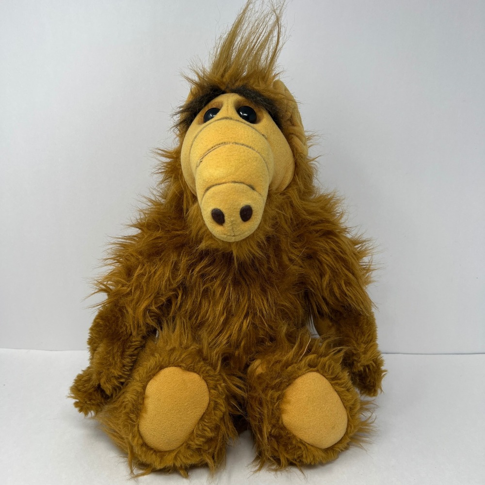 Coleco ALF Alien Life Form Plush 16 inch Brown Vintage 1986  Stuffed Toy